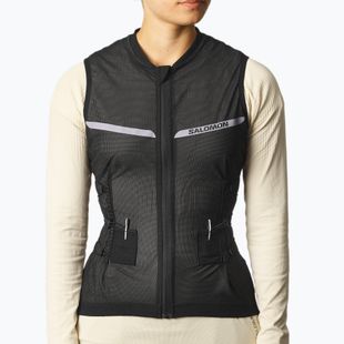 Kamizelka narciarska damska Salomon Flexcell Pro black