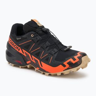 Buty do biegania męskie Salomon Speedcross 6 GTX black/shocking orange/white pepper