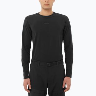 Longsleeve męski Salomon Trackline deep black