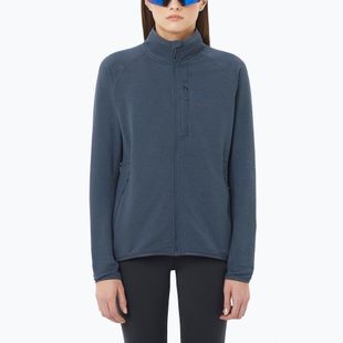 Bluza polarowa damska Salomon Lightwarm Full Zip blue nights