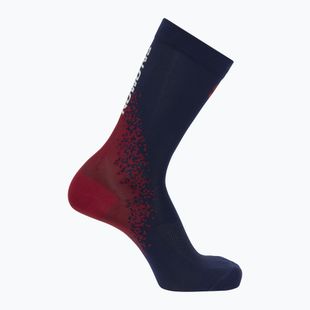 Skarpety Salomon Gravel Crew deep blue/haute red