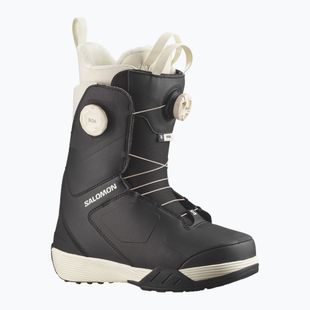 Buty snowboardowe damskie Salomon Kiana Dual Boa W black/black/vanilla ice