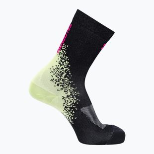 Skarpety Salomon Gravel Crew pink glo/butterfly