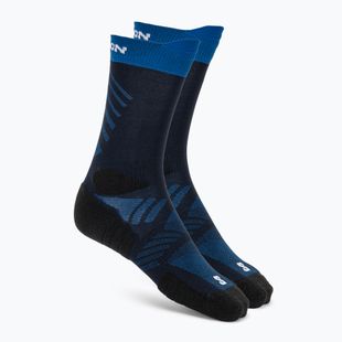 Skarpety Salomon Aero Crew maritime blue/bluing/white