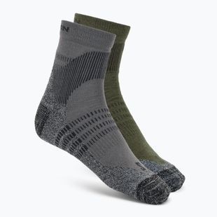 Skarpety Salomon X Ultra Access Quarter 2 pary excalibur/olive night