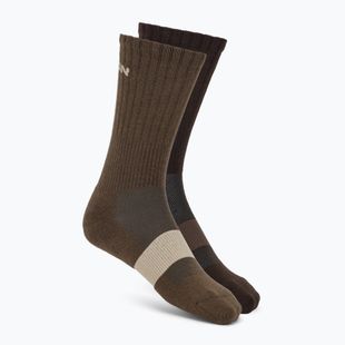 Skarpety Salomon Evasion Crew 2 pary dark earth/walnut