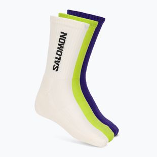 Skarpety Salomon Everyday Crew 3 pary vanilla ice/acid lime/deep blue