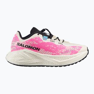 Buty do biegania damskie Salomon Aero Glide 4 GRVL vanilla ice/knockout pink/black