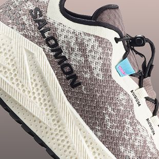 Buty do biegania damskie Salomon Aero Glide 4 GRVL vanilla ice/black iron