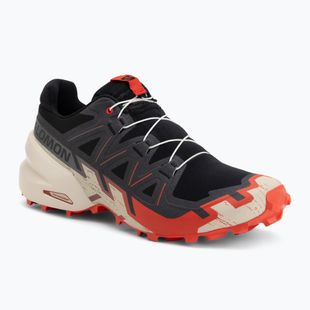 Buty do biegania męskie Salomon Speedcross 6 black/fiery red/almond milk
