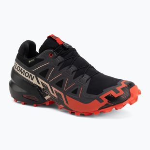 Buty do biegania męskie Salomon Speedcross 6 GTX black/fiery red