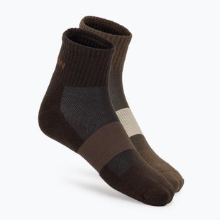 Skarpety Salomon Evasion Ankle 2 pary dark earth/walnut