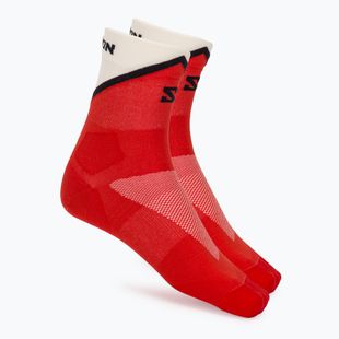 Skarpety Salomon Pulse Ankle fiery red/vanilla ice/black