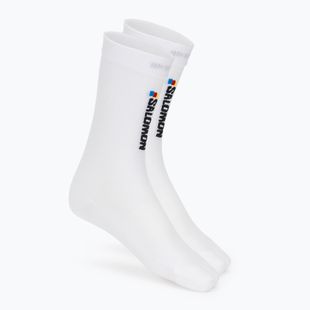 Skarpety Salomon Pulse Race Flag Crew white