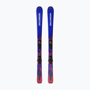 Narty zjazdowe dziecięce Salomon Equipe Jr M + wiązania C5 GW race blue/equipe red