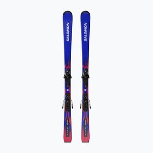 Narty zjazdowe dziecięce Salomon Equipe MT JR + wiązania L6 GW race blue/equipe red