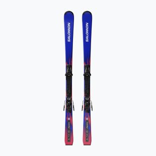 Narty zjazdowe dziecięce Salomon Equipe MT JR + wiązania M10 GW race blue/equipe red