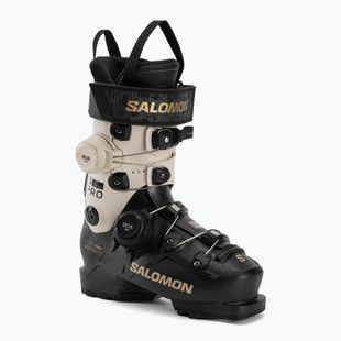 Buty narciarskie damskie Salomon S/PRO Supra Dual Boa 105 W black/ birch/gold met