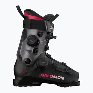 Buty narciarskie damskie Salomon S/PRO Supra Dual Boa 115 W black/beluga met/raspberry