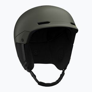 Kask narciarski dziecięcy Salomon Husk Jr castor gray