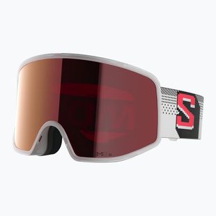Gogle narciarskie Salomon Sentry Pro Sigma S3 translucent frozen/sigma fire red