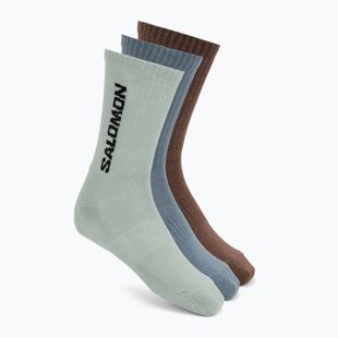 Skarpety Salomon Everyday Crew 3 pack stormy weather/sea foam/mustang