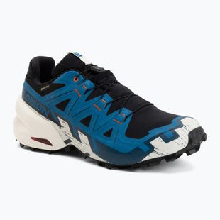 Buty do biegania męskie Salomon Speedcross 6 GTX black/mykonos blue