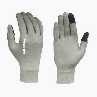 Rękawiczki do biegania Salomon Merino Gloves castor gray