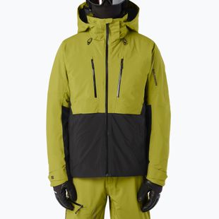 Kurtka narciarska męska Salomon Brilliant 2.0 cardamon seed/deep black