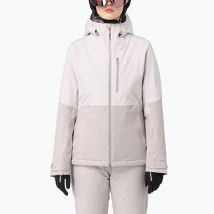 Kurtka narciarska damska Salomon Highland white sand/silver cloud