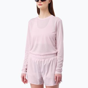 Longsleeve do biegania damski Salomon Shakeout Core LS Tee icy pink