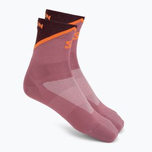 Skarpety Salomon Pulse Ankle dusky orchid/huckleberry/dragon fire
