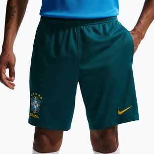 Spodenki piłkarskie męskie Nike Brazil Strike geode teal/light menta/midwest gold