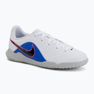 Buty piłkarskie dziecięce Nike Tiempo Maestro Club Jr IC white/racer blue/pink blast/black