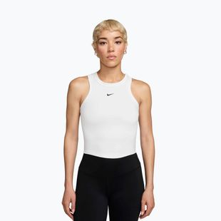 Koszulka damska Nike One Fitted Dri-Fit Cropped Tank thunder white/black
