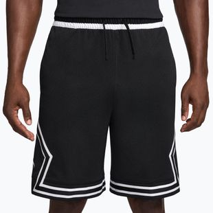 Spodenki koszykarskie męskie  Jordan Sport Dri-FIT 9" Diamond black/black/black