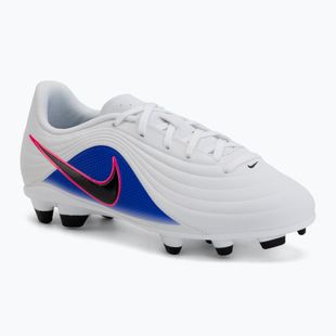 Buty piłkarskie dziecięce Nike Tiempo Maestro Club Jr FG/MG white/racer blue/pink blast/black
