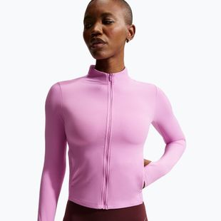 Bluza treningowa damska Nike Zenvy Dri-Fit Full Zip light magenta/white