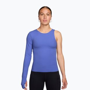 Koszulka treningowa damska Nike Zenvy Dri-Fit One Sleeve Top sapphire/white/white