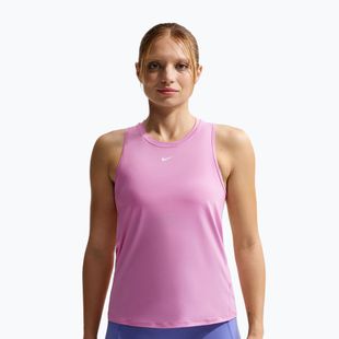 Koszulka treningowa damska Nike One Classic Dri-Fit light magenta/white