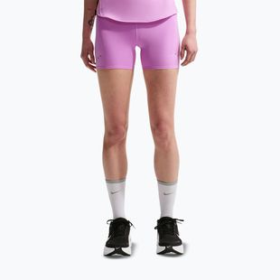 Spodenki do biegania damskie Nike Swift High-Waisted 4" light magenta