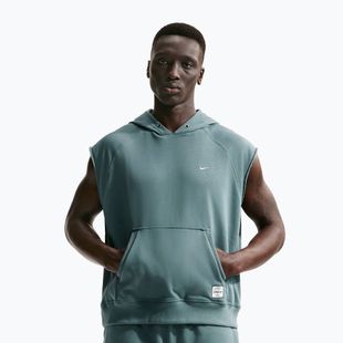Bluza treningowa męska Nike Athletic Club Dri-Fit Sleeveless Hoodie mineral slate/mineral slate