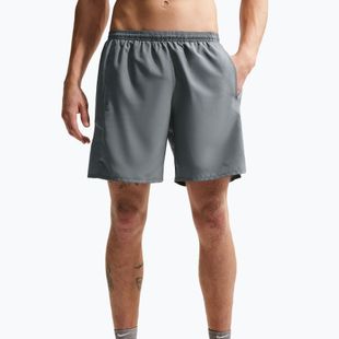 Spodenki do biegania męskie Nike Miler Dri-Fit Brief Lined7" smoke grey/smoke grey