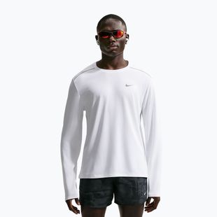 Longsleeve do biegania męski Nike Miler Dri-Fit UV white