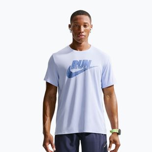 Koszulka do biegania męska Nike Miler Dri-Fit UV hydrogen blue/lapis