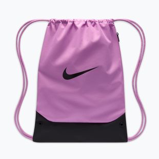 Worek Nike Brasilia 18 l light magenta/black/black