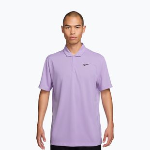 Koszulka tenisowa męska Nike Court Dri-Fit Polo Solid violet mist/black