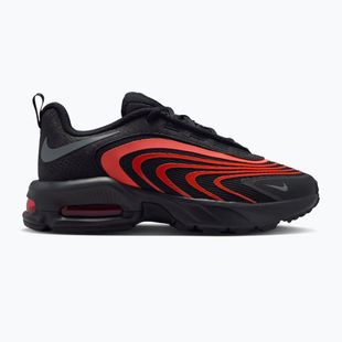 Buty dziecięce Nike Air Max Fire black/picante red/smoke grey