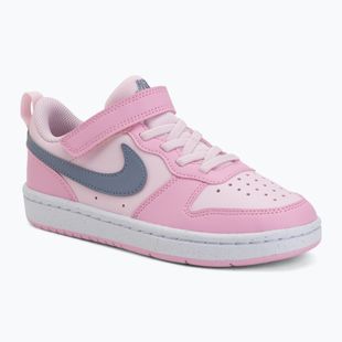 Buty dziecięce Nike Court Borough Low Recraft pink foam/pink rise/white/ashen slate