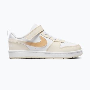 Buty dziecięce Nike Court Borough Low white/chalk/white/shimmer